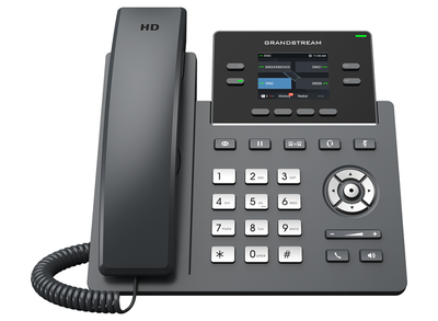 Grandstream GRP2612P IP Phone with 4 Lines, PoE, HD Audio, Custom Faceplate & GDMS Support GrandStream IP Phones GrandStream