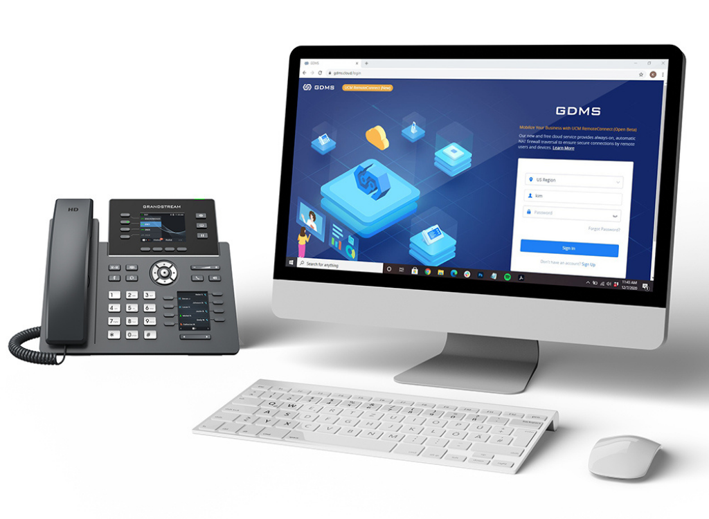 Grandstream GRP2614 IP Phone with Dual LCDs, 4 Lines, Wi-Fi, Bluetooth, PoE & 40 MPK Keys IP Phone GrandStream