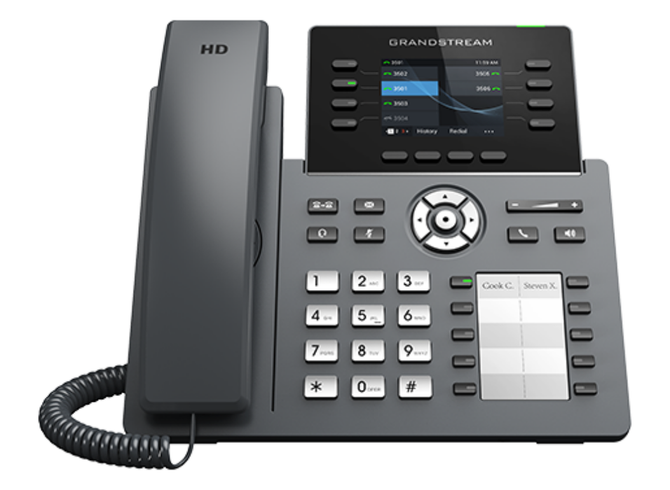 Grandstream GRP2634 IP Phone with 8 Lines, 32 VPKs, Bluetooth, Wi-Fi 6, PoE & HD Audio for Business Communication GrandStream IP Phones GrandStream