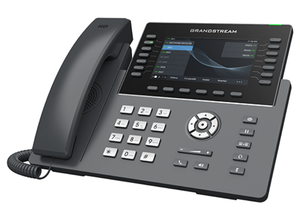 Grandstream GRP2650 IP Phone with 14 Lines, 56 MPKs, 5" Display, Wi-Fi 6, PoE & HD Audio Conferencing GrandStream IP Phones GrandStream
