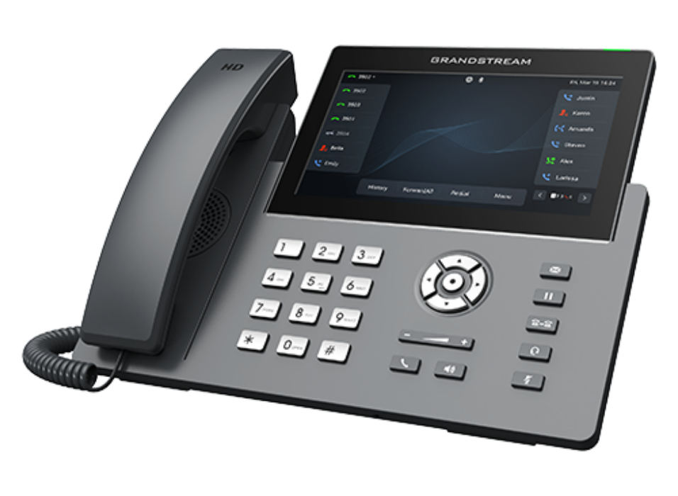 Grandstream GRP2670 IP Phone with 12 Lines, 7" Touchscreen, 48 VPKs, Wi-Fi 6, Bluetooth & PoE for Enterprise Use GrandStream IP Phones GrandStream