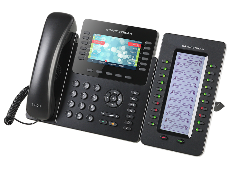 Grandstream GXP2170 High-End IP Phone with 12 Lines, 48 BLF Keys, Bluetooth & 4.3" Colour Display for High Call Volume Users GrandStream IP Phones GrandStream
