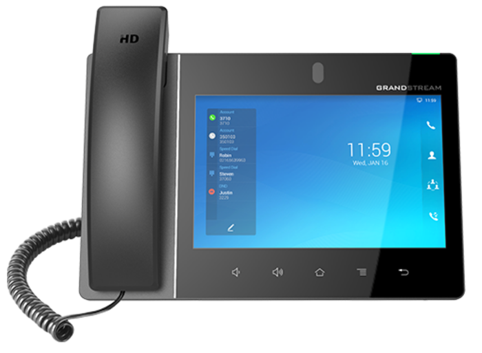 Grandstream GXV3480 IP Video Phone with 8" Touchscreen, Android 14, Wi-Fi 6, Bluetooth 1080p HD Video Conferencing IP Phone GrandStream