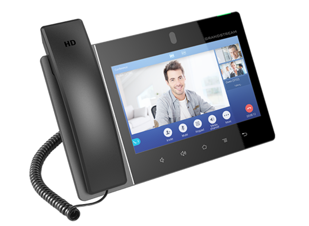 Grandstream GXV3480 IP Video Phone with 8" Touchscreen, Android 14, Wi-Fi 6, Bluetooth 1080p HD Video Conferencing IP Phone GrandStream