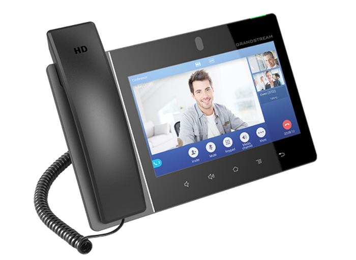 Grandstream GXV3480 IP Video Phone with 8" Touchscreen, Android 14, Wi-Fi 6, Bluetooth 1080p HD Video Conferencing IP Phone GrandStream