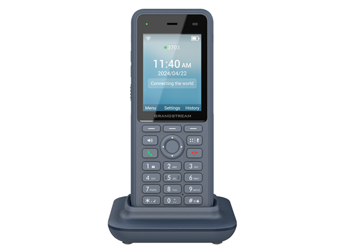 Grandstream WP836 Rugged Wi-Fi 6 Cordless IP Phone with Bluetooth, 10-Hour Talk Time & IP69K Protection IP Phone GrandStream
