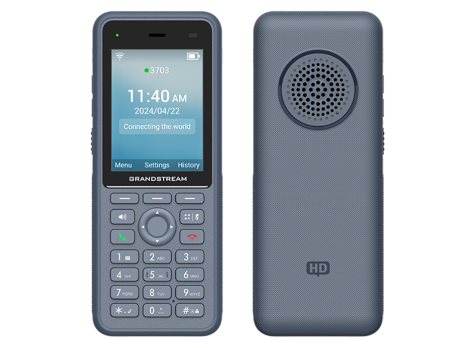 Grandstream WP836 Rugged Wi-Fi 6 Cordless IP Phone with Bluetooth, 10-Hour Talk Time & IP69K Protection GrandStream IP Phones GrandStream