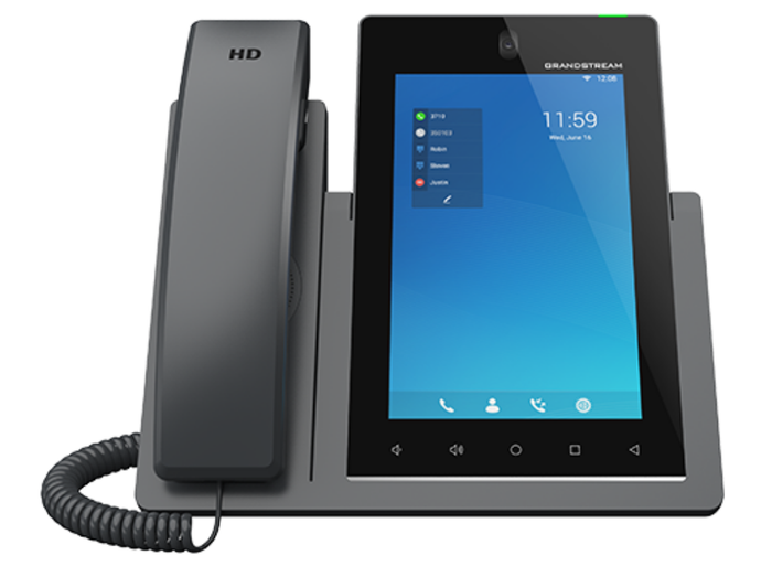 Grandstream GXV3470 IP Video Phone with 7" Touchscreen, Android 14, Wi-Fi 6 & HD Video Conferencing IP Phone GrandStream