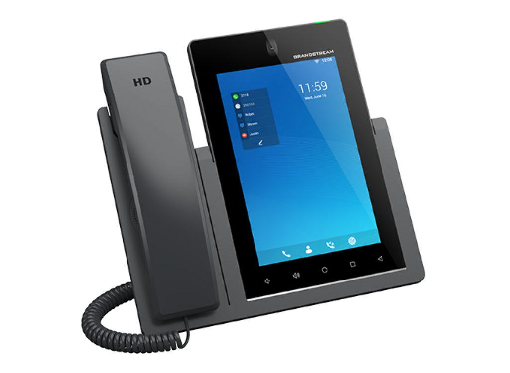 Grandstream GXV3470 IP Video Phone with 7" Touchscreen, Android 14, Wi-Fi 6 & HD Video Conferencing IP Phone GrandStream