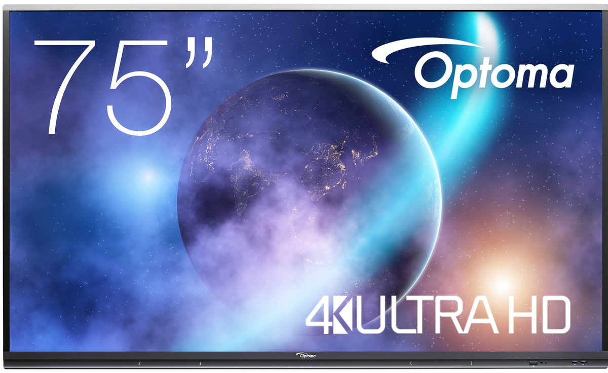 Optoma 5752RK+ Creative Touch 5-Series 75" Premium Interactive Flat Panel Display Interactive Touchscreen Display Optoma