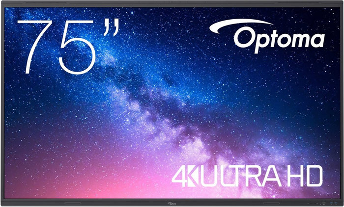 Optoma 5753RK 75" 4K Interactive Touchscreen Whiteboard | H1F0C0OBW101 Interactive Touchscreen Whiteboard Optoma