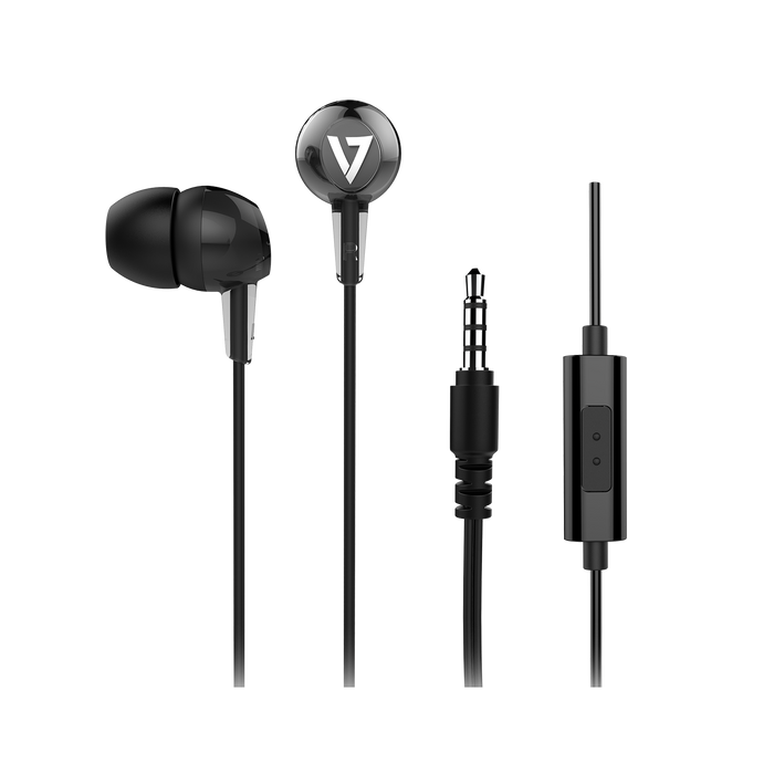 V7 Stereo Earbuds With Inline Microphone | HA220