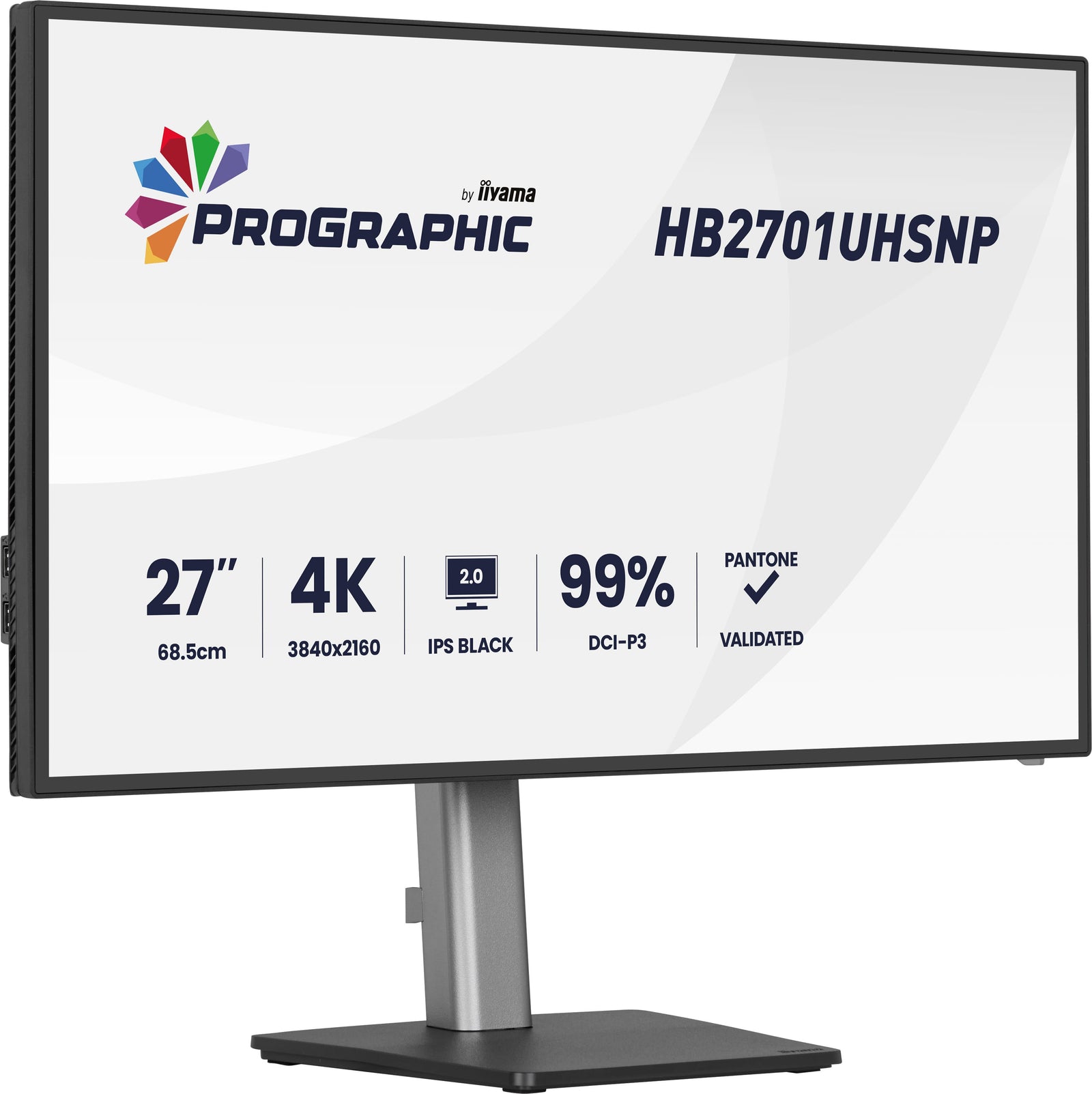 iiyama ProGraphic HB2701UHSNP-B1 27" 60Hz 4ms 4K Ultra HD Designer Monitor Desktop Monitor iiyama