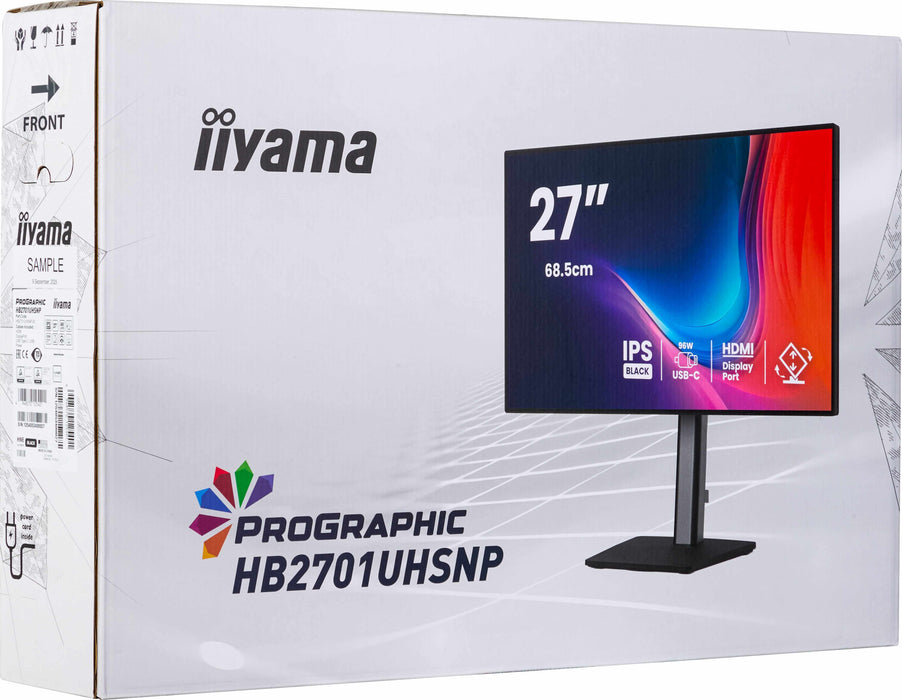 iiyama ProGraphic HB2701UHSNP-B1 27" 60Hz 4ms 4K Ultra HD Designer Monitor Desktop Monitor iiyama