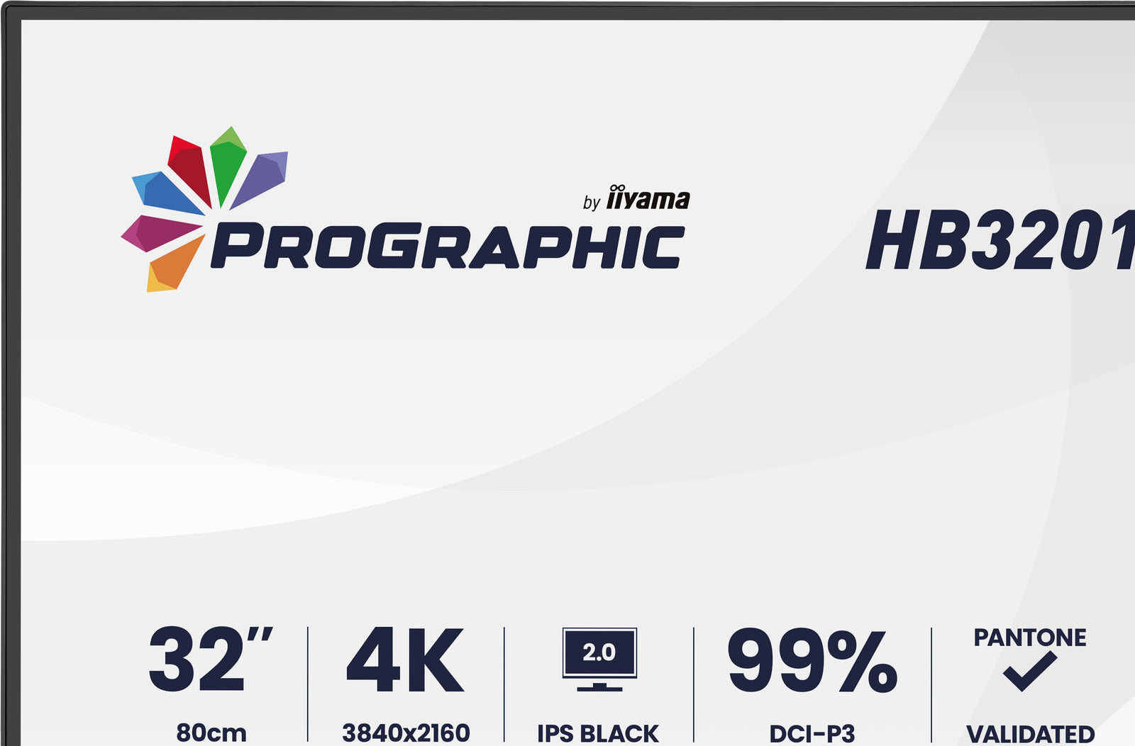 iiyama ProGraphic HB3201UHSNP-B1 31.5" 60Hz 4ms 4K Ultra HD Designer Monitor Desktop Monitor iiyama
