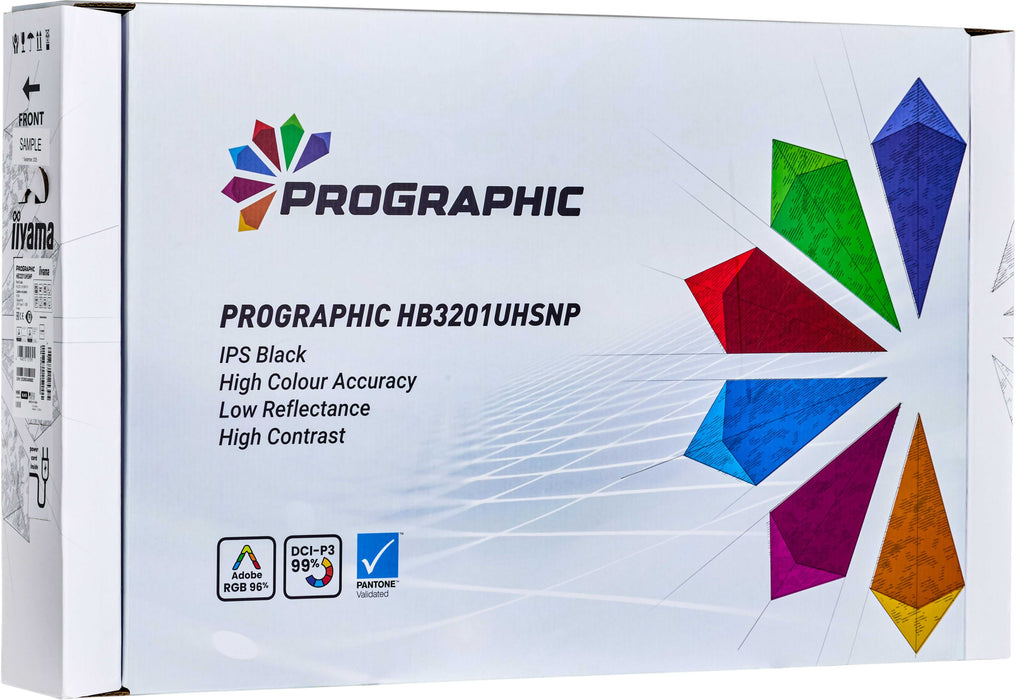 iiyama ProGraphic HB3201UHSNP-B1 31.5" 60Hz 4ms 4K Ultra HD Designer Monitor Desktop Monitor iiyama