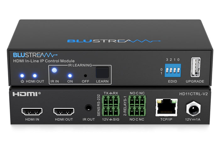 BluStream HDMI In-line IP Control Module | HD11CTRL-V2 AV Receiver BluStream