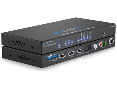 BluStream 7.1ch Dolby® / DTS Down Mixing DAC 2-Way HDMI Splitter & Scaler 4K 60Hz 4:4:4 | HD12DB-V2 Splitter BluStream
