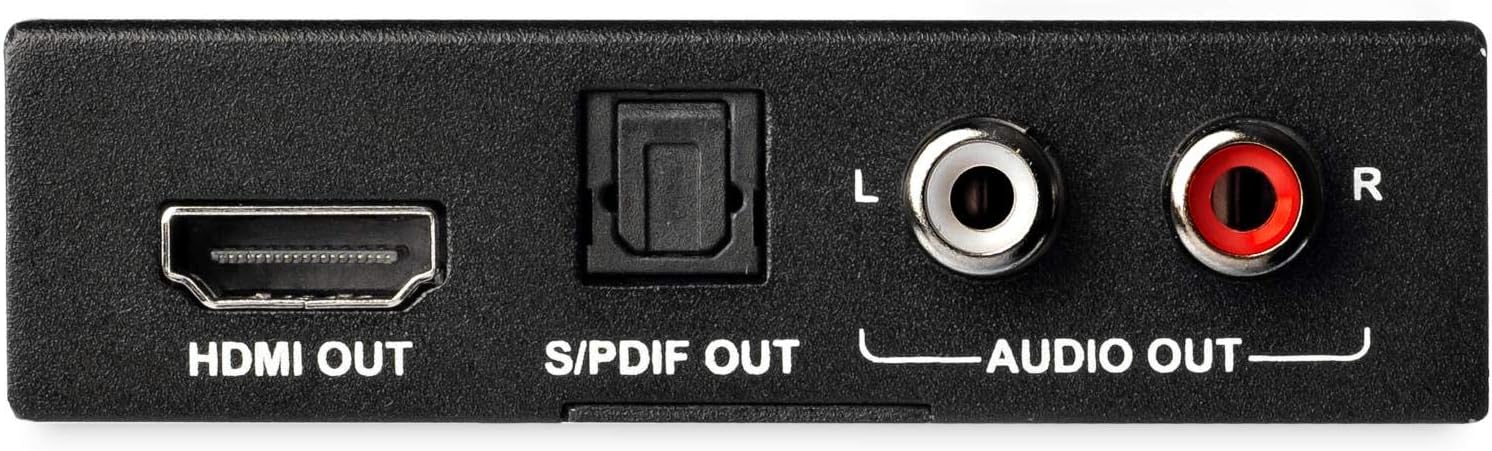StarTech Extractor 4K HDMI Audio De-Embedder | HD202A Video Signal Converter Startech