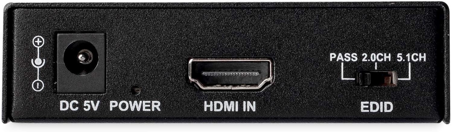 StarTech Extractor 4K HDMI Audio De-Embedder | HD202A Video Signal Converter Startech
