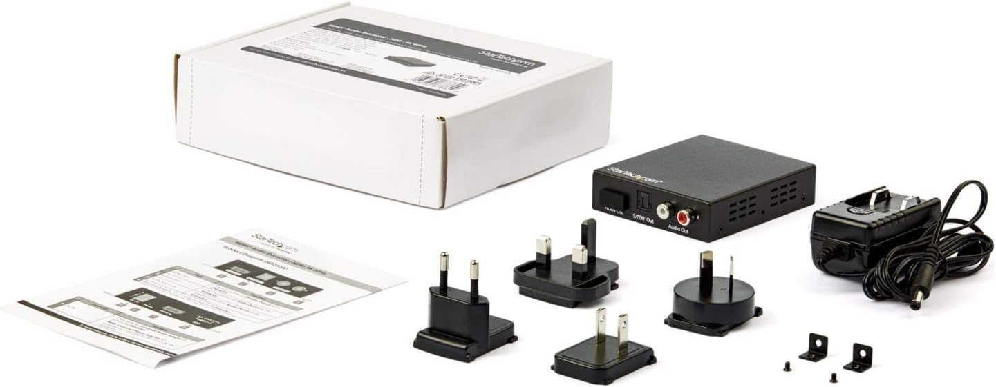 StarTech Extractor 4K HDMI Audio De-Embedder | HD202A Video Signal Converter Startech