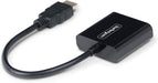StarTech HD2VGAE3 Active HDMI to VGA Adapter | 1080p Video Converter for Monitor/Projector Video Signal Converters Startech