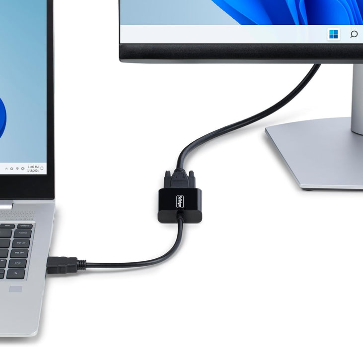 StarTech HD2VGAE3 Active HDMI to VGA Adapter | 1080p Video Converter for Monitor/Projector Video Signal Converters Startech