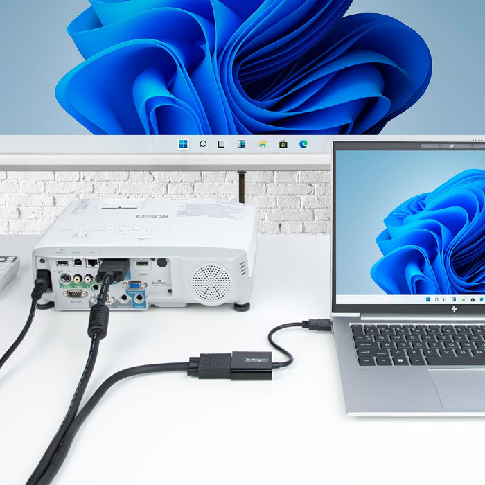 StarTech HD2VGAE3 Active HDMI to VGA Adapter | 1080p Video Converter for Monitor/Projector Video Signal Converters Startech