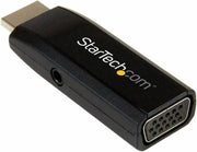 StarTech HDMI to VGA Converter with Audio Compact | HD2VGAMICRA Video Signal Converter Startech