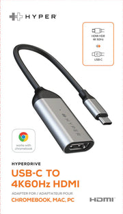 Hyper HyperDrive USB-C to 4K 60Hz HDMI Adapter | HD425A Adapter / Converter Targus