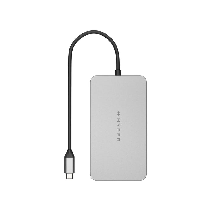 HyperDrive Dual 4K HDMI 10-in-1 USB-C Hub For M1/M2/M3 MacBooks - Silver | HDM1H-GL Docking Station Hyper