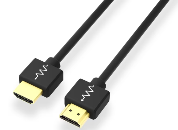 BluStream HDMIM-0.1 - 0.1m - Micro-Form HDMI Cable - High Speed with Ethernet HDMI Cable BluStream