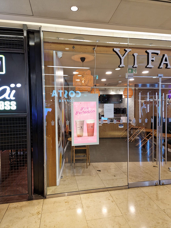 Moove SMBS43HD8 – 43" Hanging Double-Sided Digital Window Display High Brightness Digital Signage ScreenMoove