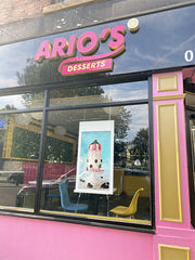 Moove SMBS43HD8 – 43" Hanging Double-Sided Digital Window Display High Brightness Digital Signage ScreenMoove