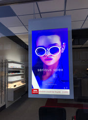 Moove SMBS43HD8 – 43" Hanging Double-Sided Digital Window Display High Brightness Digital Signage ScreenMoove