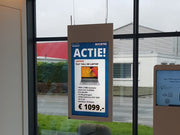 Moove SMB55HD8-B – 55" Hanging Double-Sided Digital Window Display High Brightness Digital Signage ScreenMoove