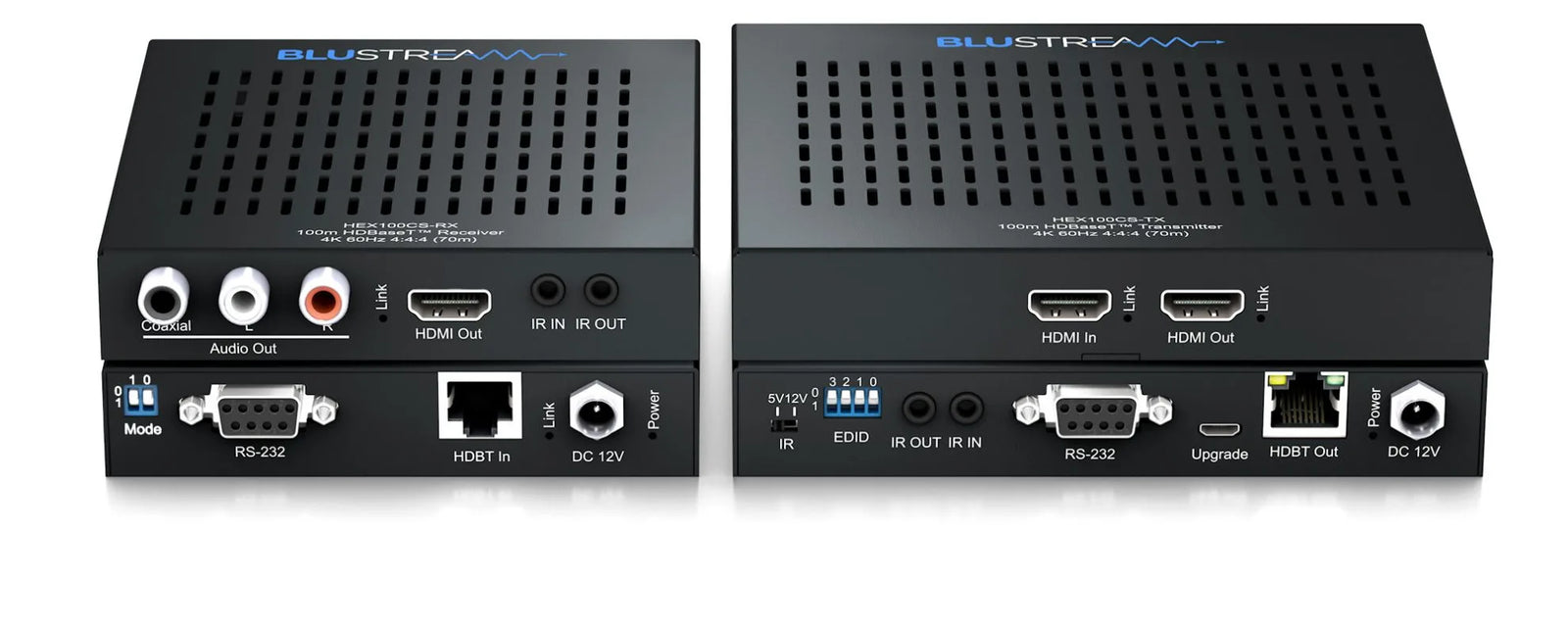 BluStream HEX100CS-KIT HDBaseT™ CSC Extender Set - 100m AV Extender BluStream