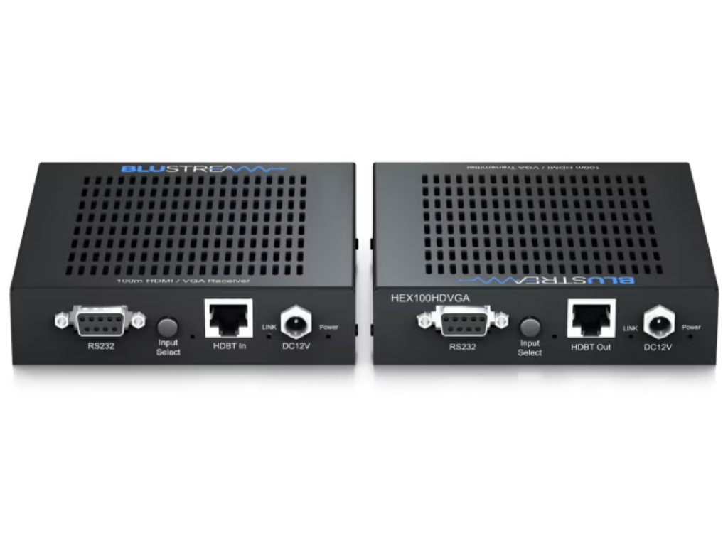 BluStream HEX100HDVGA-KIT HDBaseT™ Extender Set - 100m AV Extender BluStream