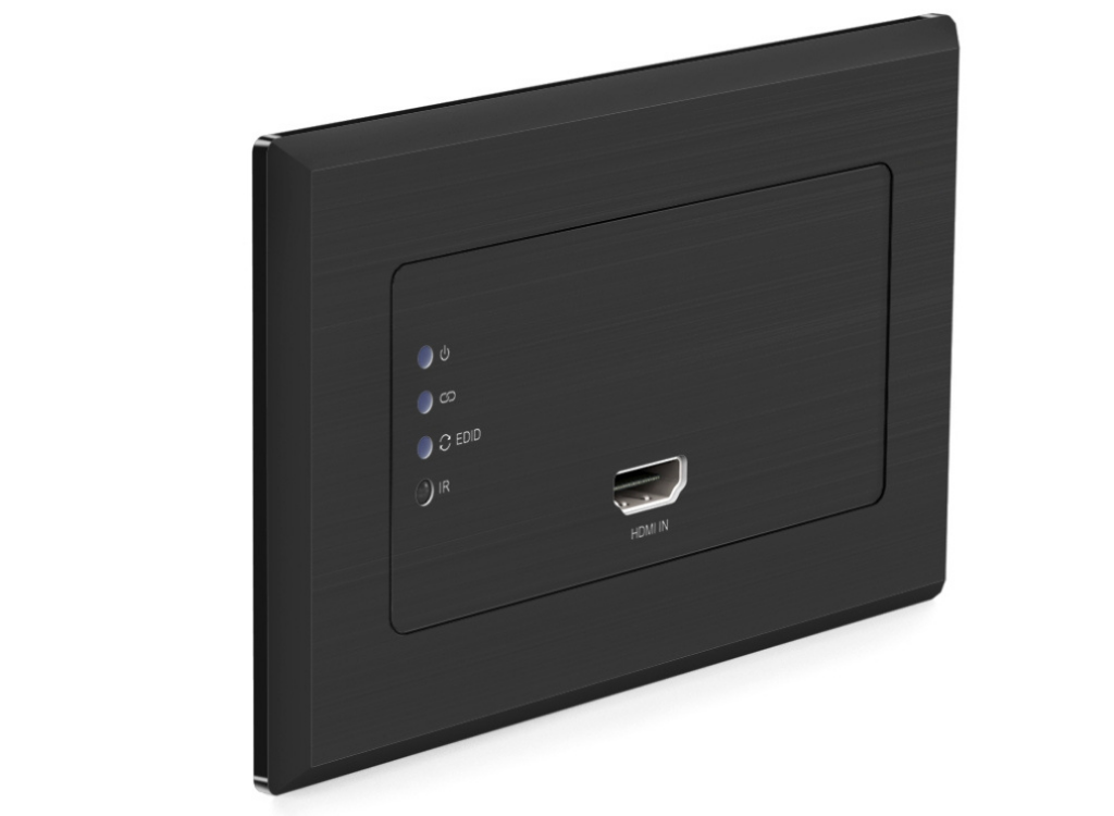 BluStream HDMI Wall Plate HDBaseT™ Transmitter | HEX11WPB-TX AV Extender BluStream