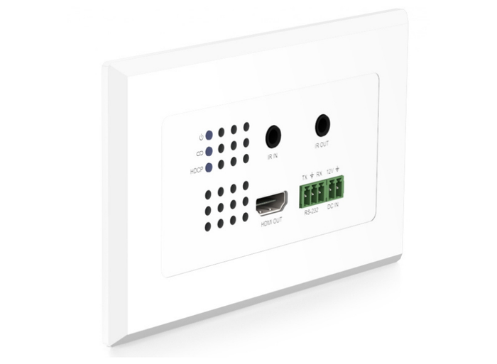 BluStream HDMI Wall Plate HDBaseT™ Receiver | HEX11WPW-RX AV Receiver BluStream
