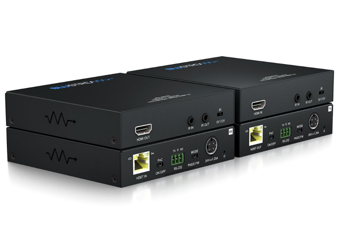 BluStream Uncompressed 18Gbps HDBaseT™ Extender Set - 100m | HEX18G-KIT AV Extender BluStream