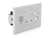 BluStream 2 x HDMI & 1 x USB-C Wall Plate HDBaseT™ Transmitter | HEX31WP-TX AV Extender BluStream