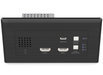 BluStream 2 x HDMI & 1 x USB-C Wall Plate HDBaseT™ Transmitter | HEX31WPB-TX BluSteam Transmitter BluStream