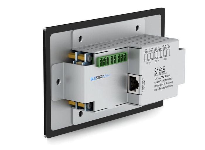 BluStream 2 x HDMI & 1 x USB-C Wall Plate HDBaseT™ Transmitter | HEX31WPB-TX AV Extender BluStream