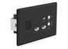 BluStream 2 x HDMI & 1 x USB-C Wall Plate HDBaseT™ Transmitter | HEX31WPB-TX