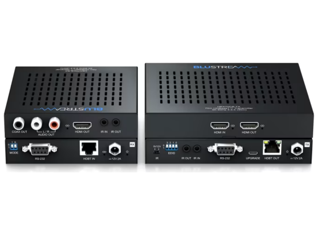 BluStream HDBaseT™ 4K 60Hz 4:4:4 CSC Extender Set - 70m | HEX70CS-KIT AV Extender BluStream