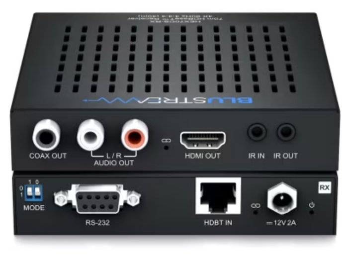 BluStream 4K 60Hz HDBaseT™ CSC Receiver - 70m | HEX70CS-RX AV Receiver BluStream