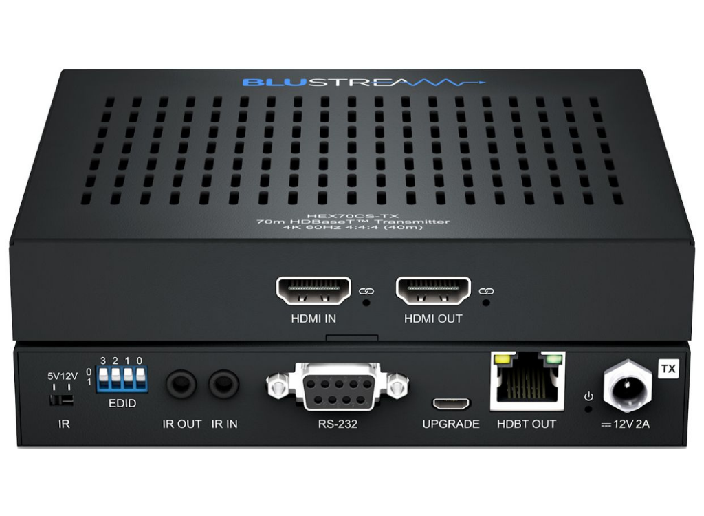 BluStream HDBaseT™ Transmitter - 70m | HEX70CS-TX AV Extender BluStream