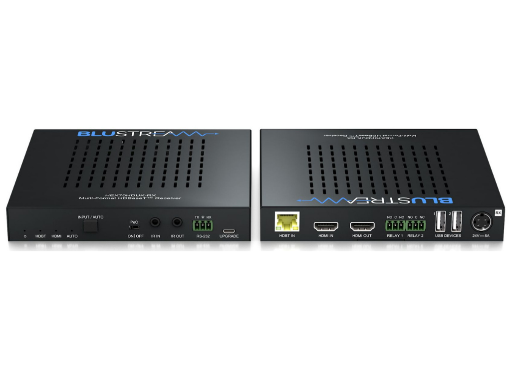 BluStream Multi Format HDBaseT™ CSC Extender Set | HEX70HDUK-KIT AV Extender BluStream