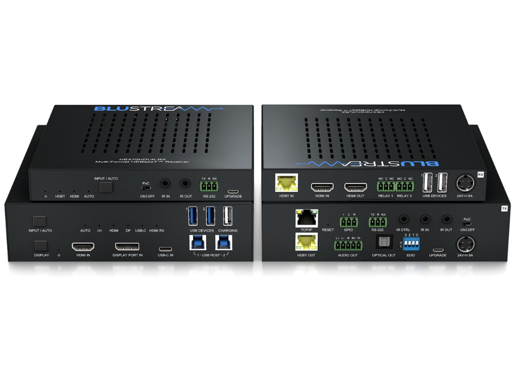 BluStream Multi Format HDBaseT™ CSC Extender Set | HEX70HDUK-KIT AV Extender BluStream